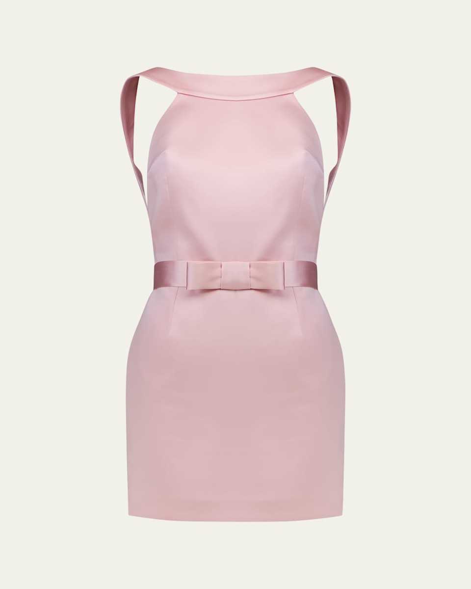 Delphine Satin Mini Dress